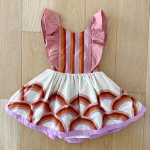 Pleiades Rainbow Purple Dress 2T